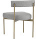 Seneca Antique Brass / Arena Cement Dining Chair, Set Of 2